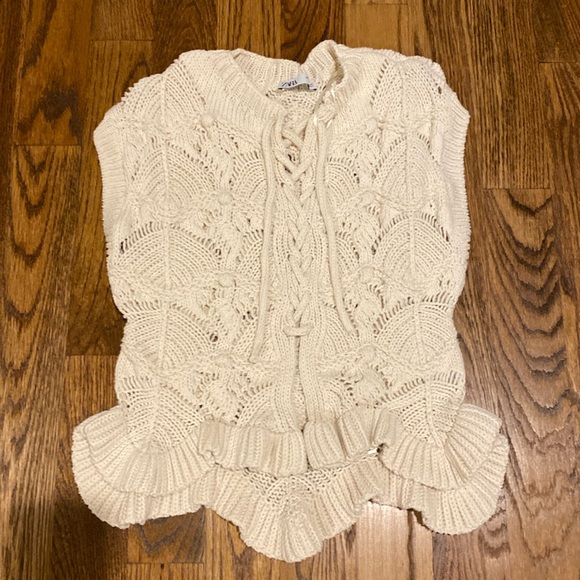 Sweaters - Zara - Crochet Sweater - S